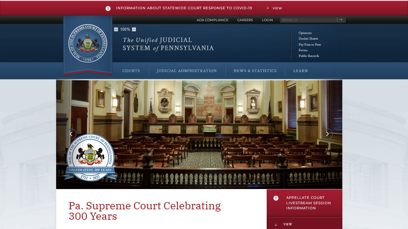 Home | Unified Judicial System of Pennsylvania